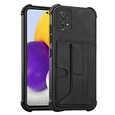 Coque Luxe Cuir Housse Etui Y01B pour Samsung Galaxy A52 5G Noir