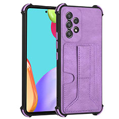 Coque Luxe Cuir Housse Etui Y01B pour Samsung Galaxy A53 5G Violet