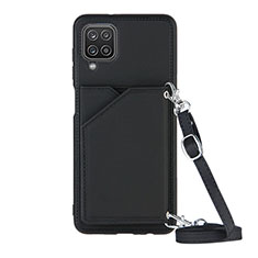 Coque Luxe Cuir Housse Etui Y01B pour Samsung Galaxy M12 Noir