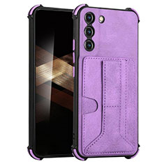 Coque Luxe Cuir Housse Etui Y01B pour Samsung Galaxy S25 5G Violet