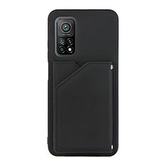 Coque Luxe Cuir Housse Etui Y01B pour Xiaomi Mi 10T Pro 5G Noir