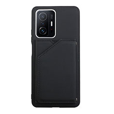 Coque Luxe Cuir Housse Etui Y01B pour Xiaomi Mi 11T Pro 5G Noir