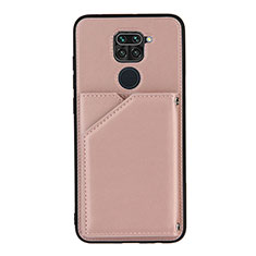 Coque Luxe Cuir Housse Etui Y01B pour Xiaomi Redmi 10X 4G Or Rose