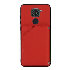 Coque Luxe Cuir Housse Etui Y01B pour Xiaomi Redmi 10X 4G Rouge