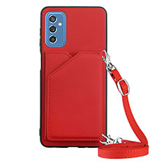 Coque Luxe Cuir Housse Etui Y02B pour Samsung Galaxy M52 5G Rouge