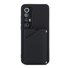 Coque Luxe Cuir Housse Etui Y02B pour Xiaomi Mi 10S 5G Noir