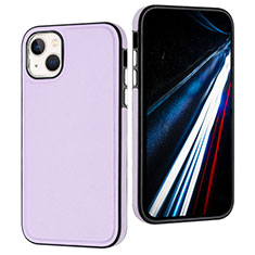 Coque Luxe Cuir Housse Etui Y03B pour Apple iPhone 13 Violet Clair