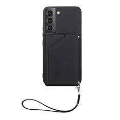 Coque Luxe Cuir Housse Etui Y03B pour Samsung Galaxy S21 5G Noir