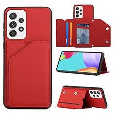 Coque Luxe Cuir Housse Etui Y04B pour Samsung Galaxy A33 5G Rouge
