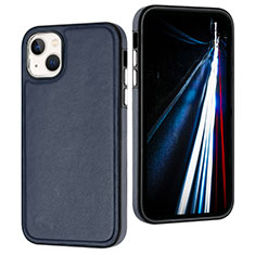 Coque Luxe Cuir Housse Etui Y07B pour Apple iPhone 13 Bleu