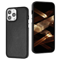 Coque Luxe Cuir Housse Etui Y07B pour Apple iPhone 13 Pro Max Noir