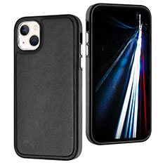 Coque Luxe Cuir Housse Etui Y07B pour Apple iPhone 14 Noir