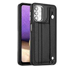 Coque Luxe Cuir Housse Etui YB1 pour Samsung Galaxy A13 4G Noir