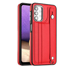 Coque Luxe Cuir Housse Etui YB1 pour Samsung Galaxy A13 4G Rouge