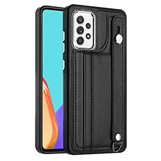 Coque Luxe Cuir Housse Etui YB1 pour Samsung Galaxy A53 5G Noir