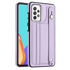 Coque Luxe Cuir Housse Etui YB1 pour Samsung Galaxy A53 5G Violet