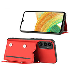 Coque Luxe Cuir Housse Etui YB1 pour Samsung Galaxy A54 5G Rouge