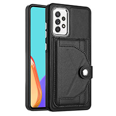 Coque Luxe Cuir Housse Etui YB2 pour Samsung Galaxy A53 5G Noir