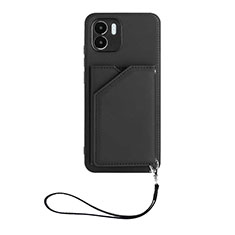 Coque Luxe Cuir Housse Etui YB2 pour Xiaomi Redmi A2 Noir