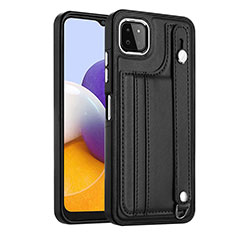 Coque Luxe Cuir Housse Etui YB4 pour Samsung Galaxy A22s 5G Noir