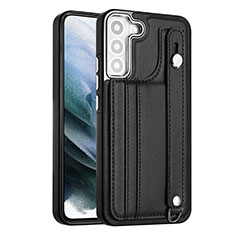 Coque Luxe Cuir Housse Etui YB4 pour Samsung Galaxy S22 Plus 5G Noir