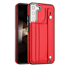 Coque Luxe Cuir Housse Etui YB4 pour Samsung Galaxy S24 5G Rouge