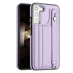 Coque Luxe Cuir Housse Etui YB4 pour Samsung Galaxy S24 5G Violet