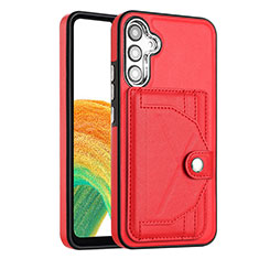 Coque Luxe Cuir Housse Etui YB5 pour Samsung Galaxy A34 5G Rouge