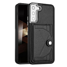 Coque Luxe Cuir Housse Etui YB5 pour Samsung Galaxy S24 Plus 5G Noir