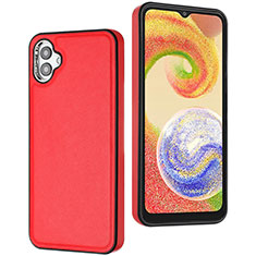 Coque Luxe Cuir Housse Etui YB6 pour Samsung Galaxy A04 4G Rouge