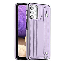 Coque Luxe Cuir Housse Etui YB6 pour Samsung Galaxy A23 5G Violet