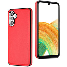 Coque Luxe Cuir Housse Etui YB6 pour Samsung Galaxy Quantum4 5G Rouge