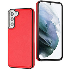 Coque Luxe Cuir Housse Etui YB6 pour Samsung Galaxy S22 Plus 5G Rouge