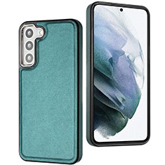 Coque Luxe Cuir Housse Etui YB6 pour Samsung Galaxy S22 Plus 5G Vert