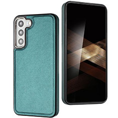 Coque Luxe Cuir Housse Etui YB6 pour Samsung Galaxy S24 Plus 5G Vert