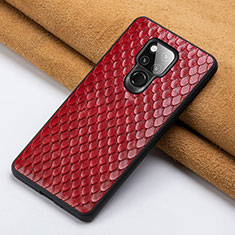 Coque Luxe Cuir Housse Etui Z01 pour Huawei Mate 20 X 5G Rouge