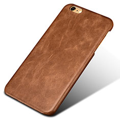 Coque Luxe Cuir Housse L01 pour Apple iPhone 6 Plus Marron