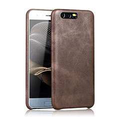 Coque Luxe Cuir Housse pour Huawei Honor 9 Marron