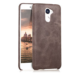 Coque Luxe Cuir Housse pour Huawei Y7 Prime Marron