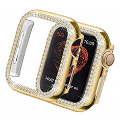 Coque Luxe Strass Diamant Bling pour Apple iWatch 5 44mm Or