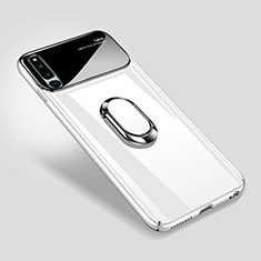 Coque Plastique Housse Etui Rigide Mat avec Support Bague Anneau Aimante Magnetique A01 pour Huawei Honor Magic 2 Blanc