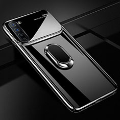 Coque Plastique Housse Etui Rigide Mat avec Support Bague Anneau Aimante Magnetique A01 pour Oppo K7 5G Noir