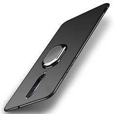 Coque Plastique Housse Etui Rigide Mat avec Support Bague Anneau Aimante Magnetique A01 pour Xiaomi Redmi K30i 5G Noir