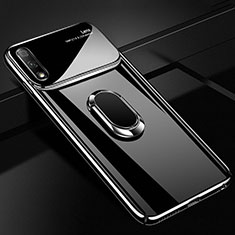 Coque Plastique Housse Etui Rigide Mat avec Support Bague Anneau Aimante Magnetique A02 pour Huawei P Smart Z (2019) Noir