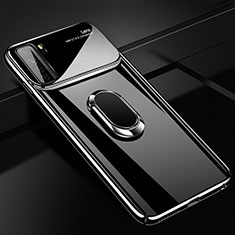 Coque Plastique Housse Etui Rigide Mat avec Support Bague Anneau Aimante Magnetique P01 pour Huawei Nova 7 SE 5G Noir