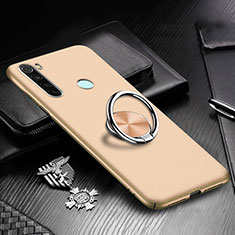 Coque Plastique Housse Etui Rigide Mat avec Support Bague Anneau Aimante Magnetique P01 pour Xiaomi Redmi Note 8 Or