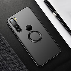 Coque Plastique Housse Etui Rigide Mat avec Support Bague Anneau Aimante Magnetique P02 pour Xiaomi Redmi Note 8 Noir