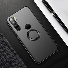 Coque Plastique Housse Etui Rigide Mat avec Support Bague Anneau Aimante Magnetique P02 pour Xiaomi Redmi Note 8T Noir