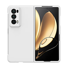 Coque Plastique Mat Protection Integrale 360 Degres Avant et Arriere Etui Housse BH1 pour Huawei Honor Magic V2 5G Blanc