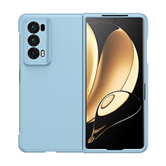 Coque Plastique Mat Protection Integrale 360 Degres Avant et Arriere Etui Housse BH1 pour Huawei Honor Magic V2 5G Bleu Clair